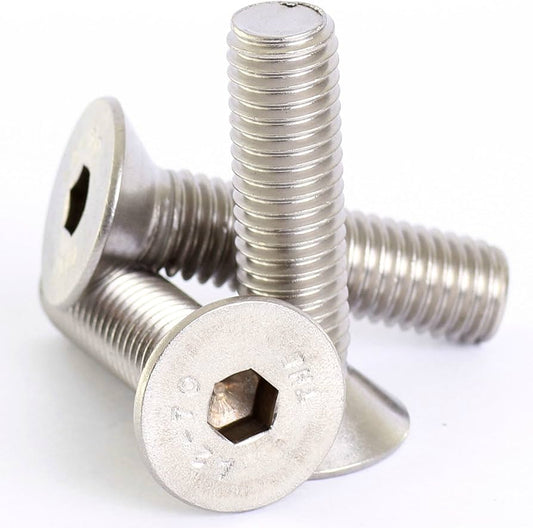 M2.5 Socket Countersunk Screw A2/A4 Stainless DIN7991