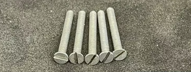 8BA Slot Countersunk Machine Screw Zinc