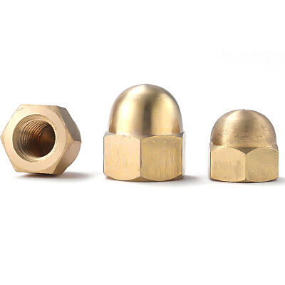 Brass Metric Dome Nuts DIN1587