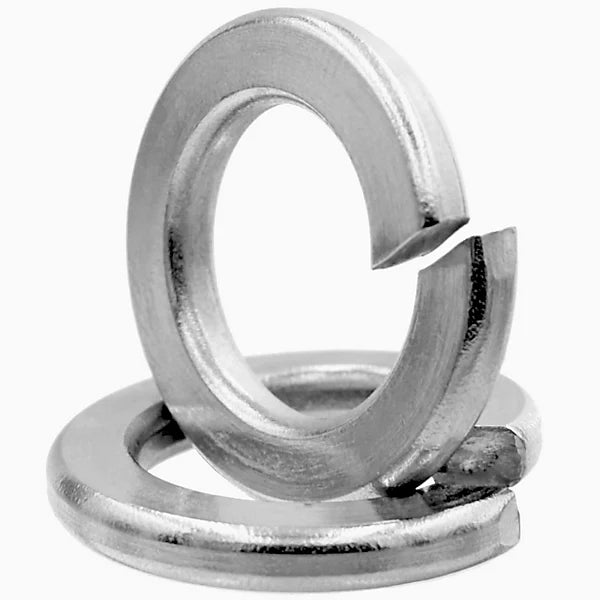 M2-M5 Single Coil Square Section Spring Washer Zinc Trivalent DIN7980