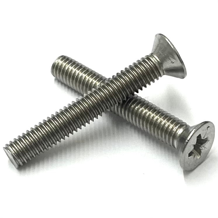 M3 Pozi Csk Screws A2 Stainless DIN965