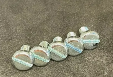 Tornillo de máquina de cabeza plana con ranura 2BA, zinc