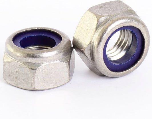Metric Nyloc Nut A2 Stainless DIN982/DIN985
