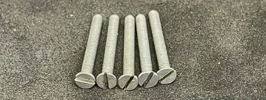 8BA Slot Countersunk Machine Screw Zinc