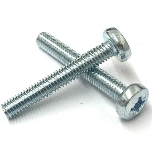 Tornillo de cabeza plana Pozi M1.6 de zinc trivalente DIN7985Z