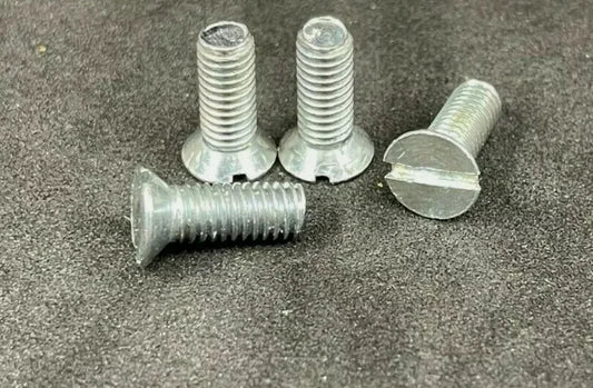 0BA Slot Countersunk Screw Steel Self Colour/Zinc Trivalent BS57