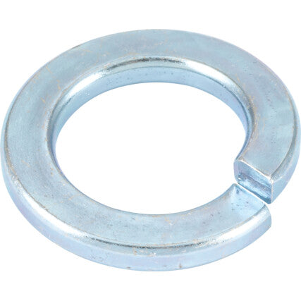 Arandela elástica rectangular de bobina simple M2-M3,5, zinc trivalente, DIN127B